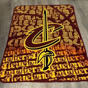 Cleveland Cavaliers Super Plush Throw – Wine & Gold – 46" x 60"